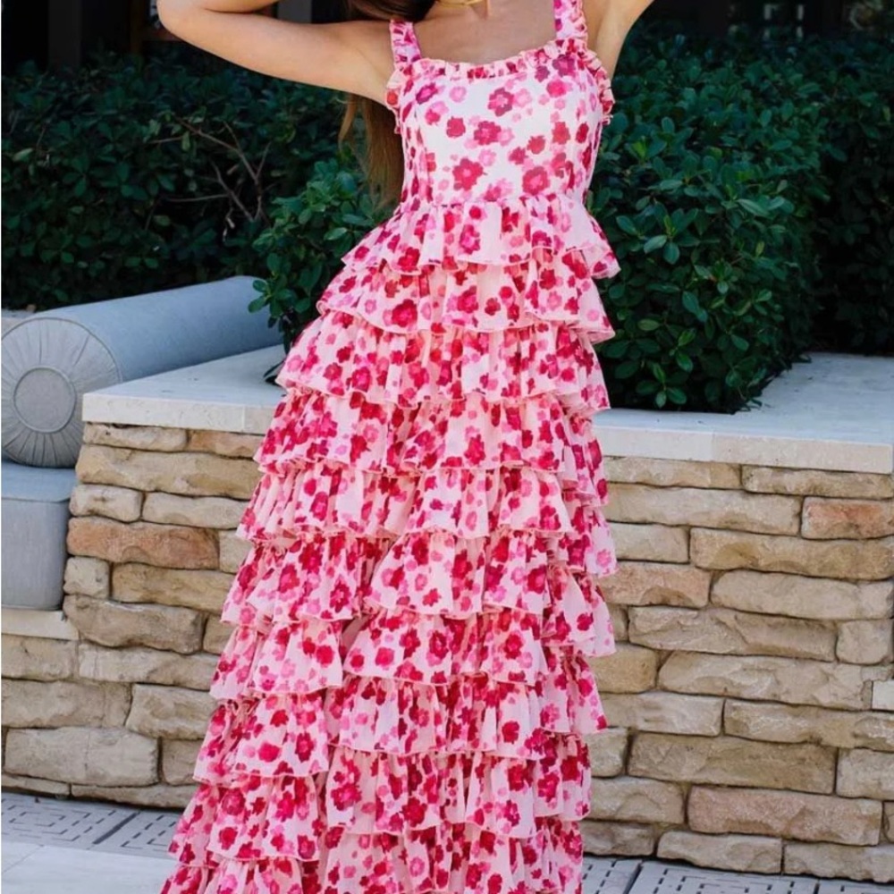 Floral Tiered Maxi Dress - Alamour the Label